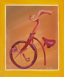 Bicycle - picture - painting by Giselle