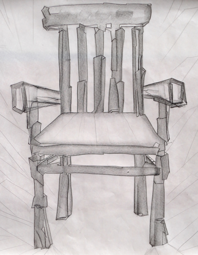 Large sketch of a Chair