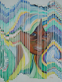 Cut Emotions - Painting by Giselle