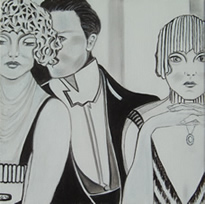 High Society - picture painted by Giselle