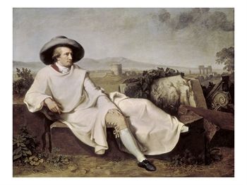 Painting of Goethe 