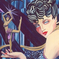 Art Deco Painting by Giselle