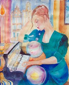 Painting by Eva