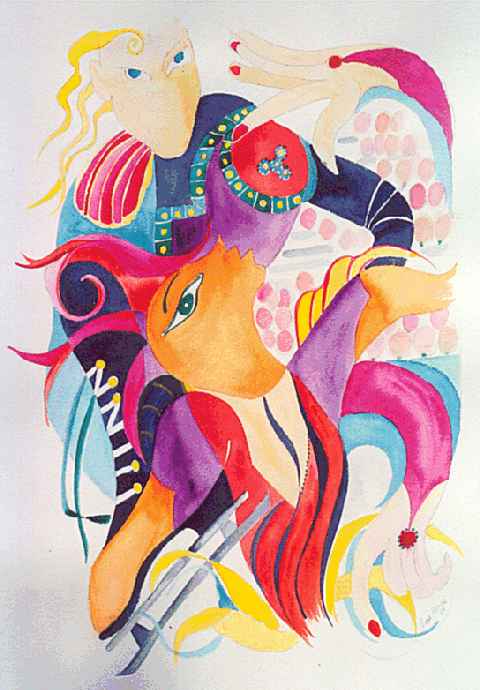 Painting by Eva