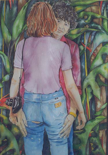 Bonding - Painting by Giselle