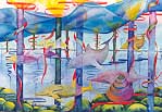 Celebration, painting by Giselle