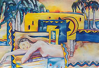 Dreaming - Sleeping lady - picture by giselle