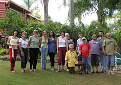 Giselle with an Art Group