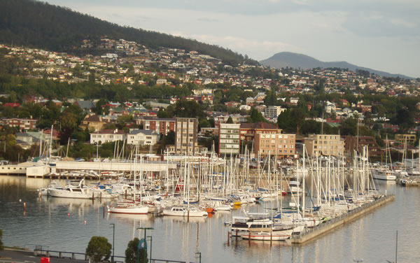 View to Hobart