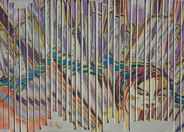 Extreme City - painting by Giselle