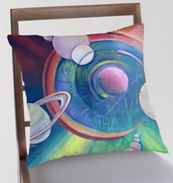 Astrology Planet Pillow by Giselle