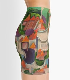 Pencil Skirt - sideview - Green Scape Building Biology