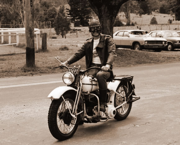 Bike - at Canungra's Centenary Procession 