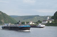 Kamp Bornhoffen - view from the Boat