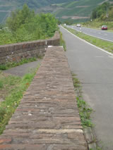 River Rhein - Walls along the Road