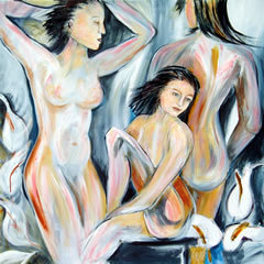 Day Spa Ladies - Nude Figure Painting