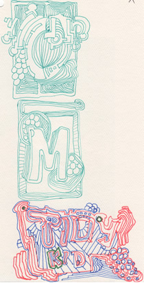 Concept - Letters and Names - drawings