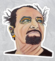 Maurice Bejart Portrait Sticker by Giselle