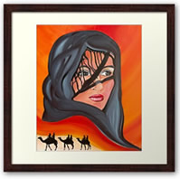 Mirage - Lady of the Desert - Painting by Giselle