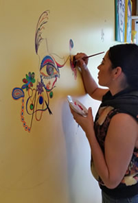 Mandala Wall Painting - Art Studio Giselle