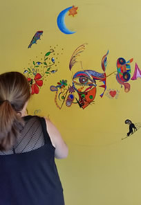 Mandala Wall Painting - Art Studio Giselle