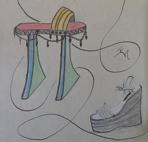 Melbourne Cup Shoe Art