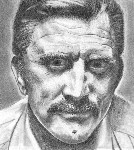 Kirk Douglas - picture - pencil drawing
