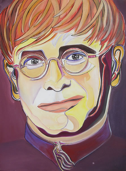 Sir Elton John - Portrait by Giselle