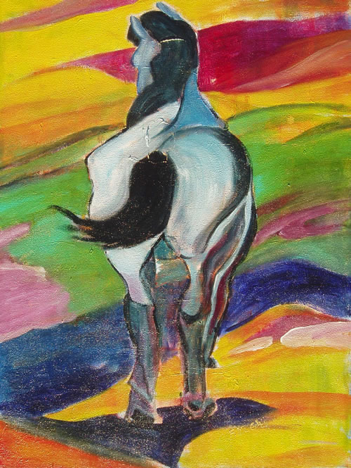 Franz Marc by Giselle - Australian/German Artist - Painter