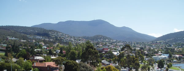 View from Wrest Point Hotel